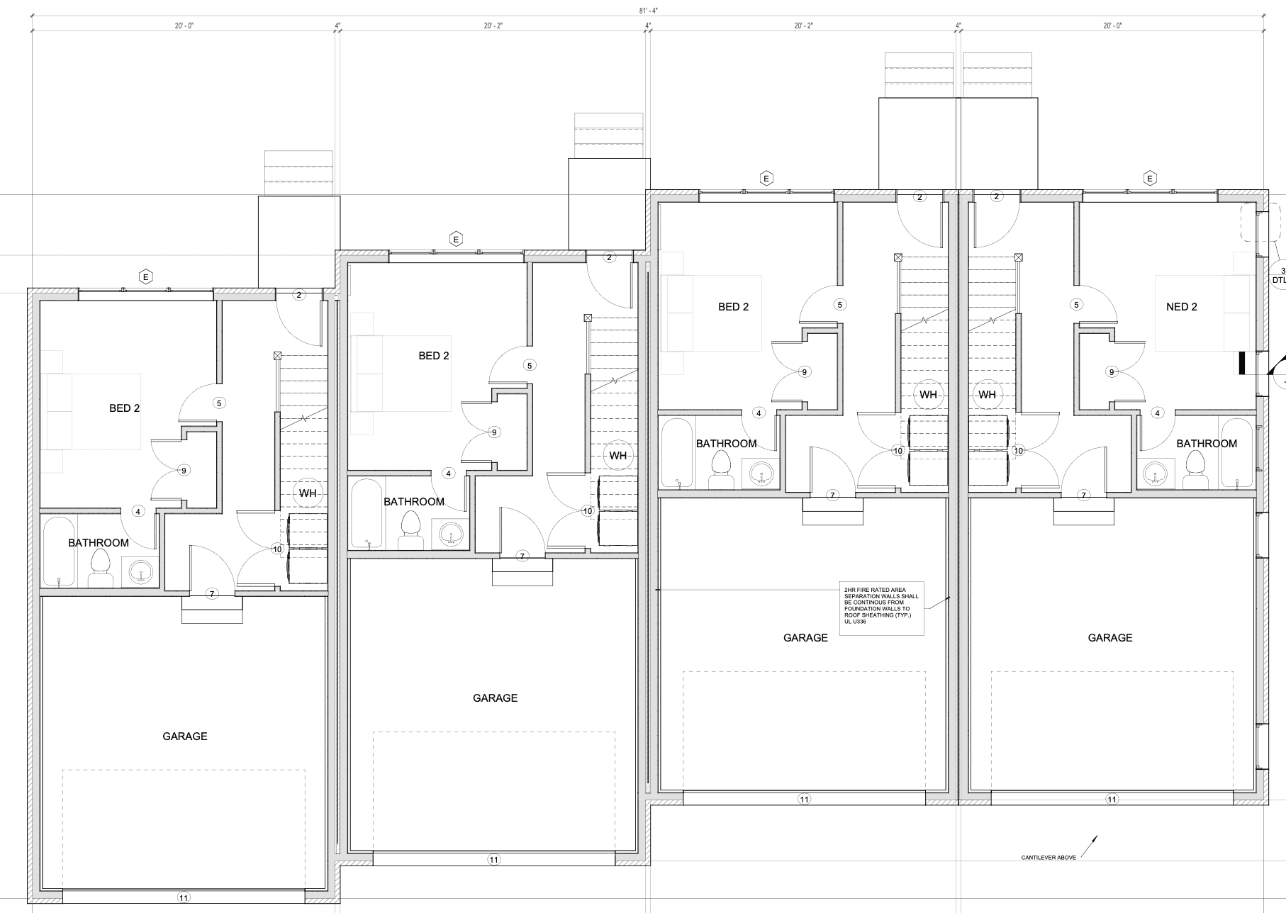 Units 1-4 Floor 1